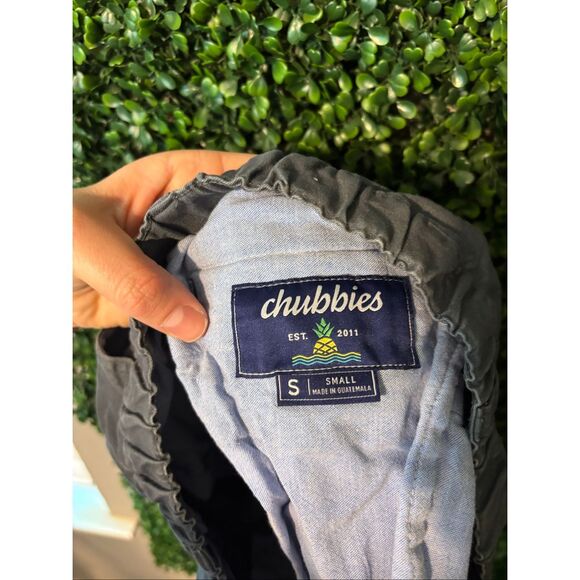 Chubbies Mens Casual Stretch Shorts 5.5 Inch Inseam Unlined Gray Size Small - Picture 3 of 4